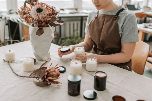 Découverte des bougies artisanales et produits parfumés de flambette